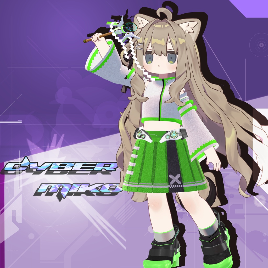 【9アバター対応】CyberMiko