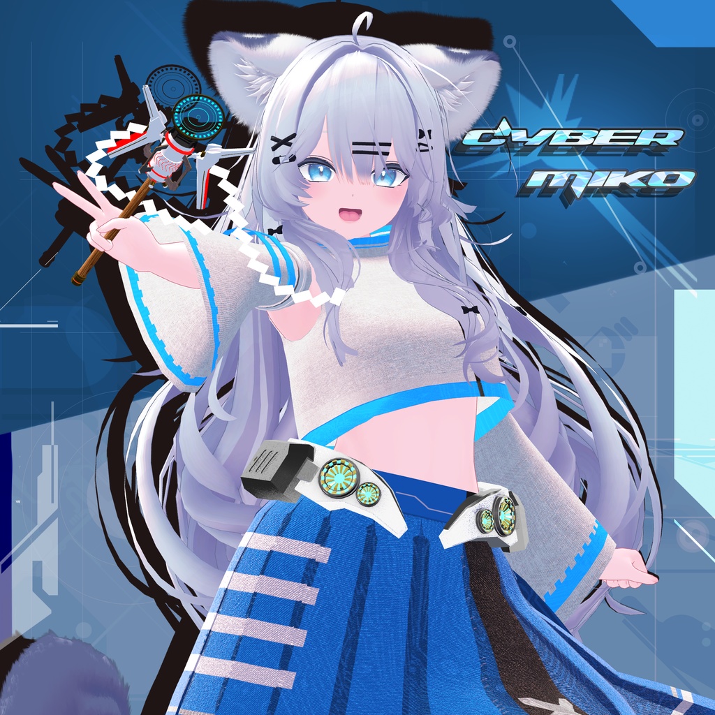 【9アバター対応】CyberMiko
