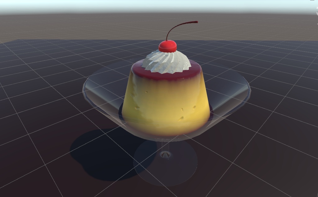 プリンモデル Unity用