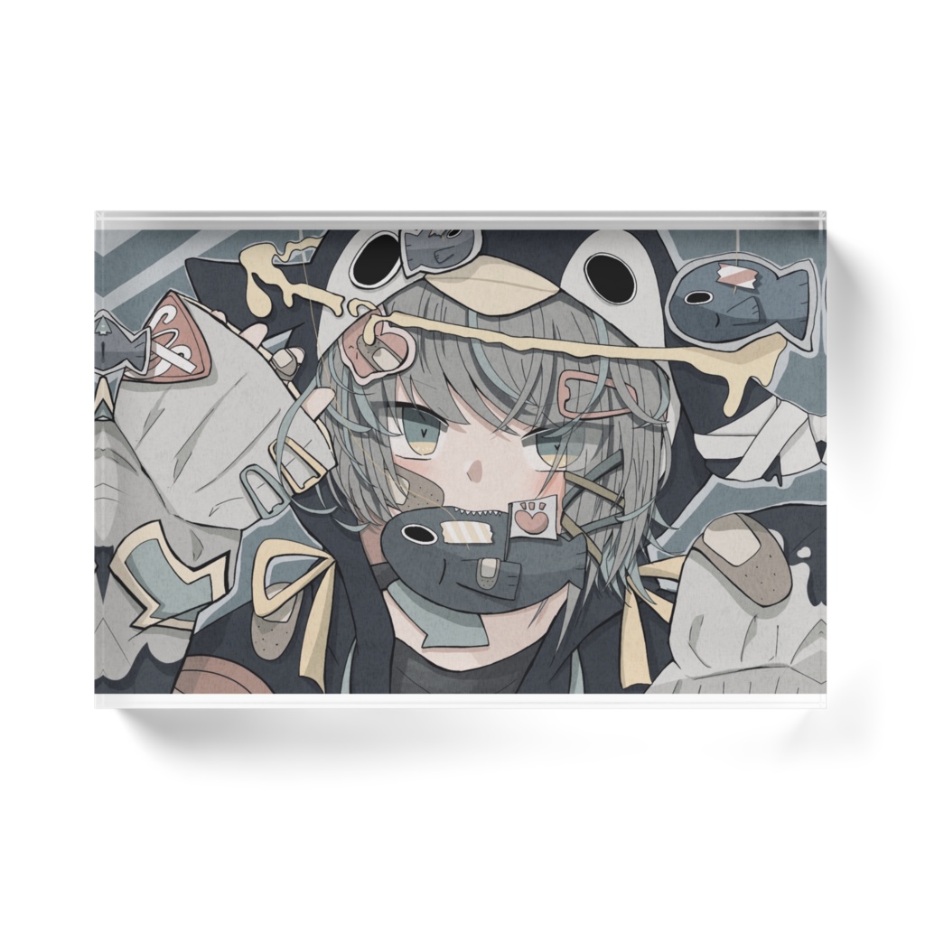 『依存』アクリルブロック~ホワイトver~