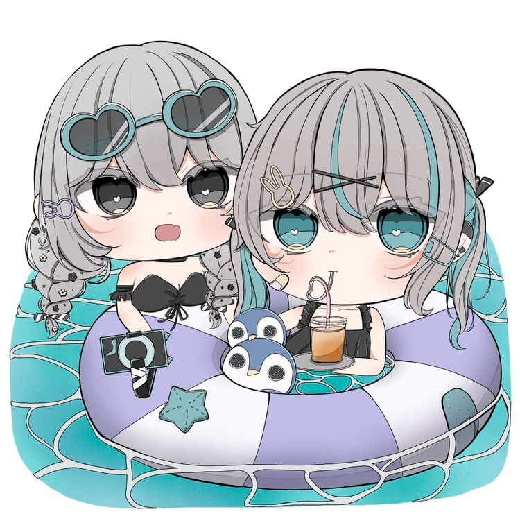 ランダム直筆小色紙＆ステッカー2種セット