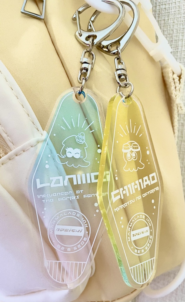 アクリルモーテルキーホルダー