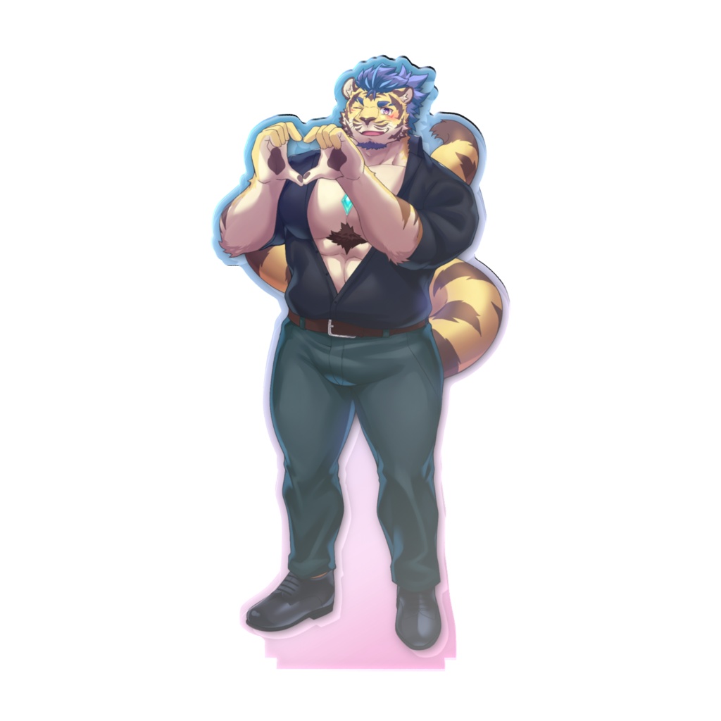 天王寺ユーゴ3周年記念グッズ オーロラアクリルスタンドA