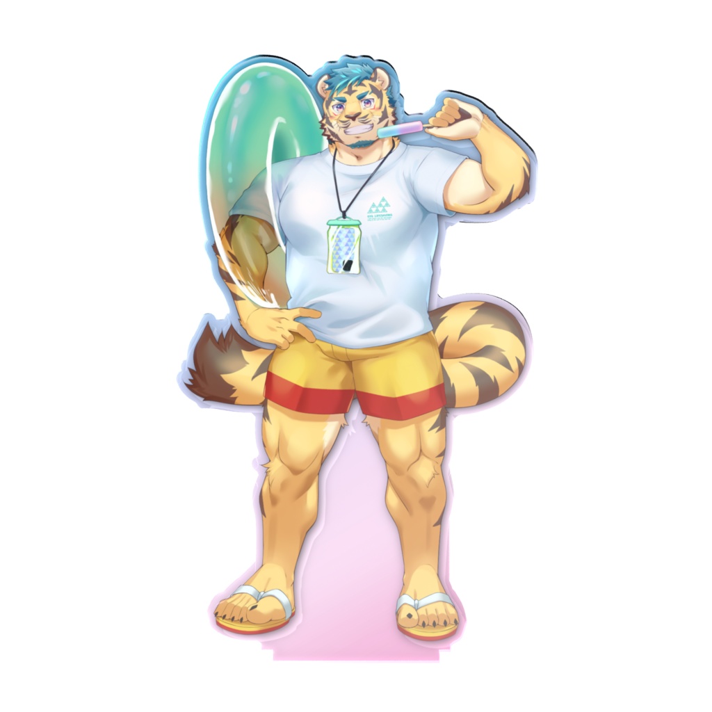 天王寺ユーゴ3周年記念グッズ オーロラアクリルスタンドB