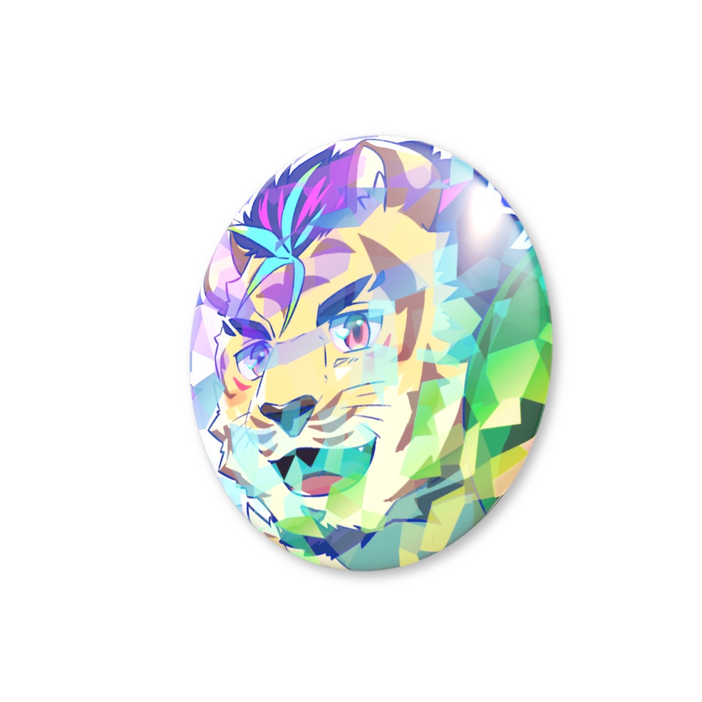 天王寺ユーゴ3周年記念グッズ ホログラム缶バッジC