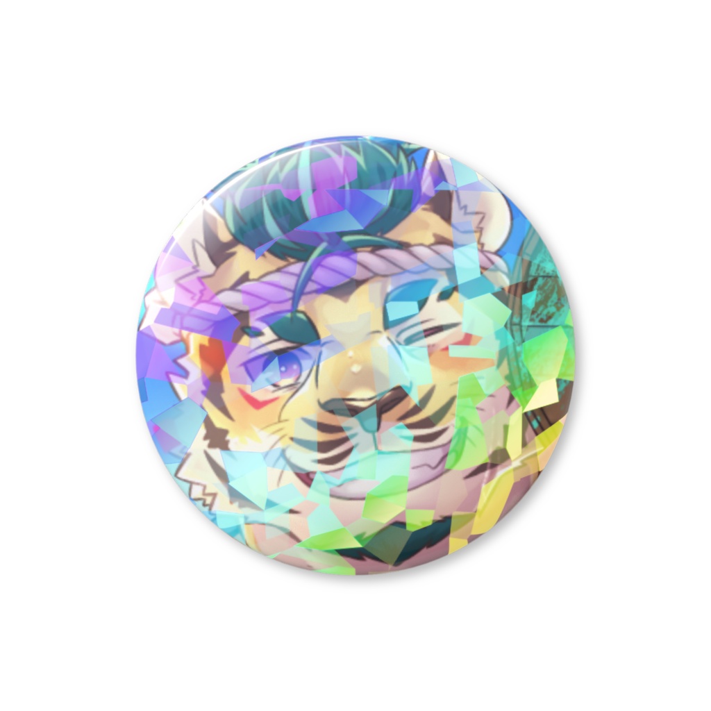 天王寺ユーゴ3周年記念グッズ ホログラム缶バッジD