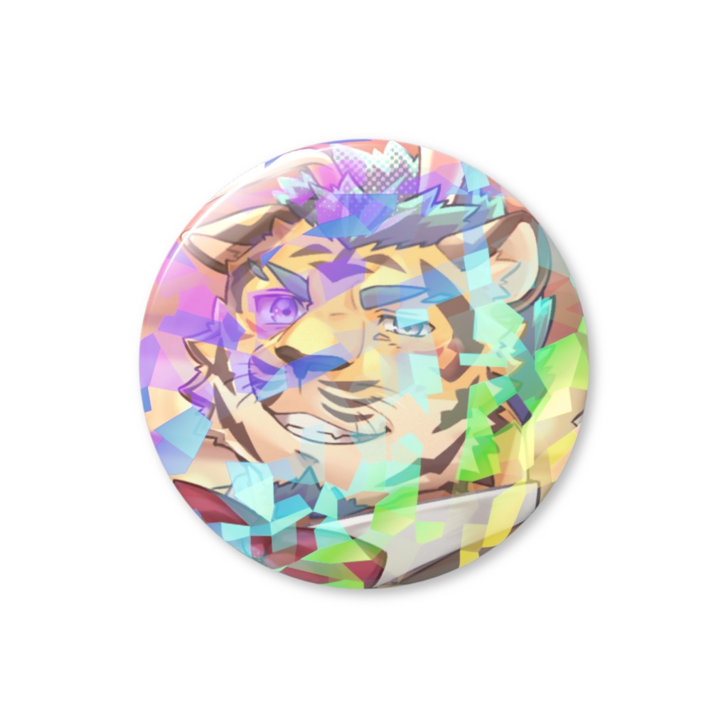 天王寺ユーゴ3周年記念グッズ ホログラム缶バッジE