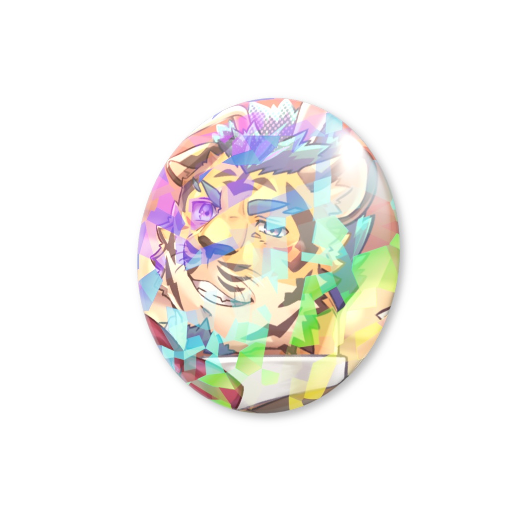 天王寺ユーゴ3周年記念グッズ ホログラム缶バッジE