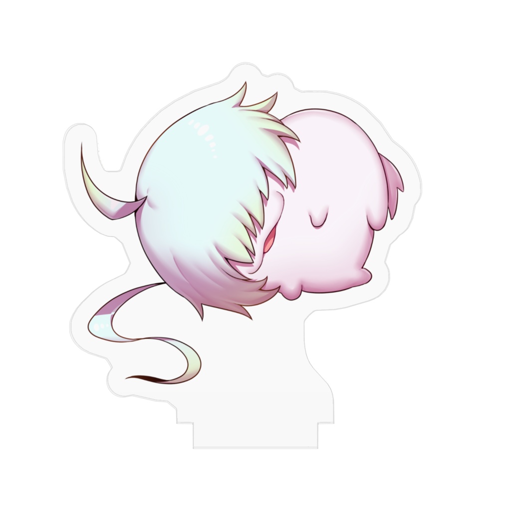 ンティのアクリルフィギュア(寝よる)