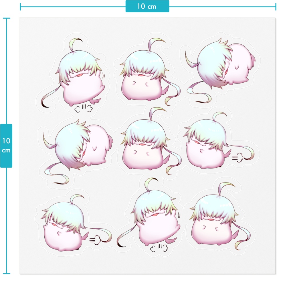 ンティがいっぱいステッカー