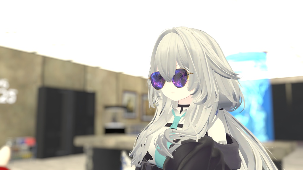 【VRC想定】星雲サングラス|Nebula Sunglasses
