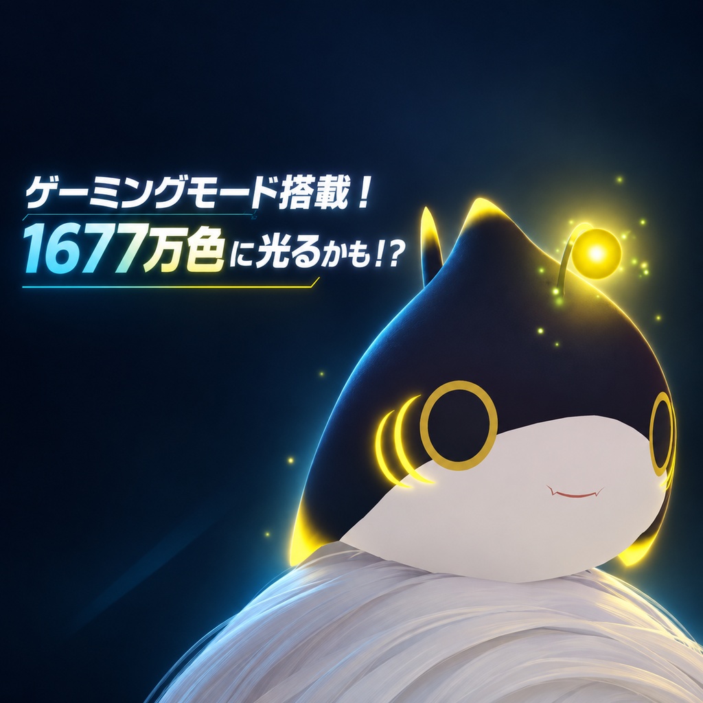 【VRChat想定】ペットのサメちゃん 深海魚化アップグレードキット|rurune対応