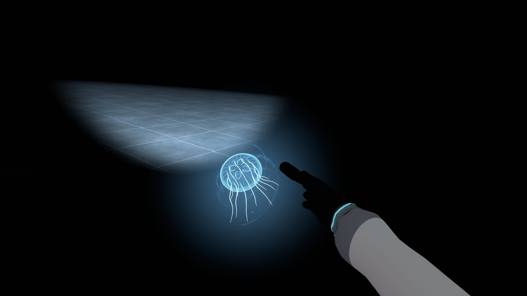 【VRChat想定】ペットのくらげちゃん