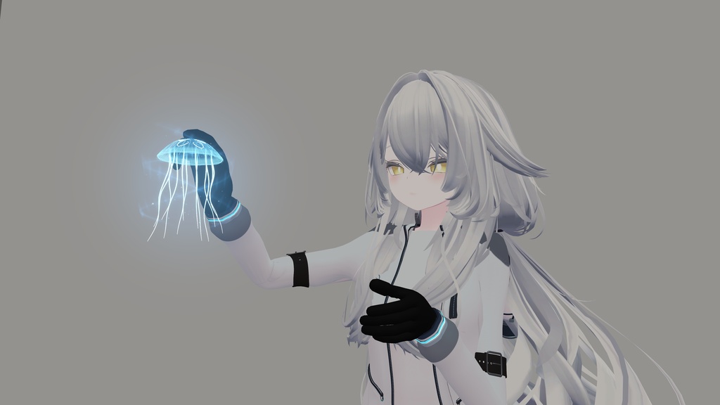 【VRChat想定】ペットのくらげちゃん