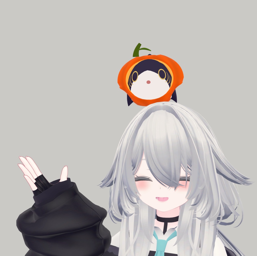 【VRChat想定】ペットのサメちゃん ハロウィン化アップグレードキット|rurune対応
