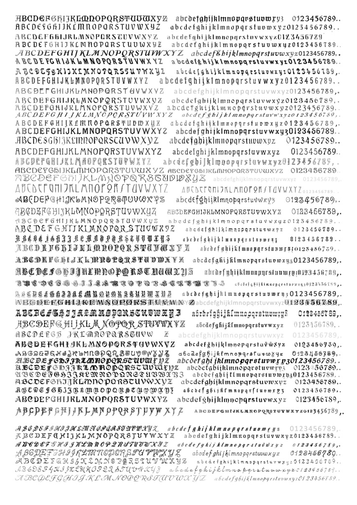 G. Ikoma Archives — 欧文フォント 全115書体 コンプリートセット