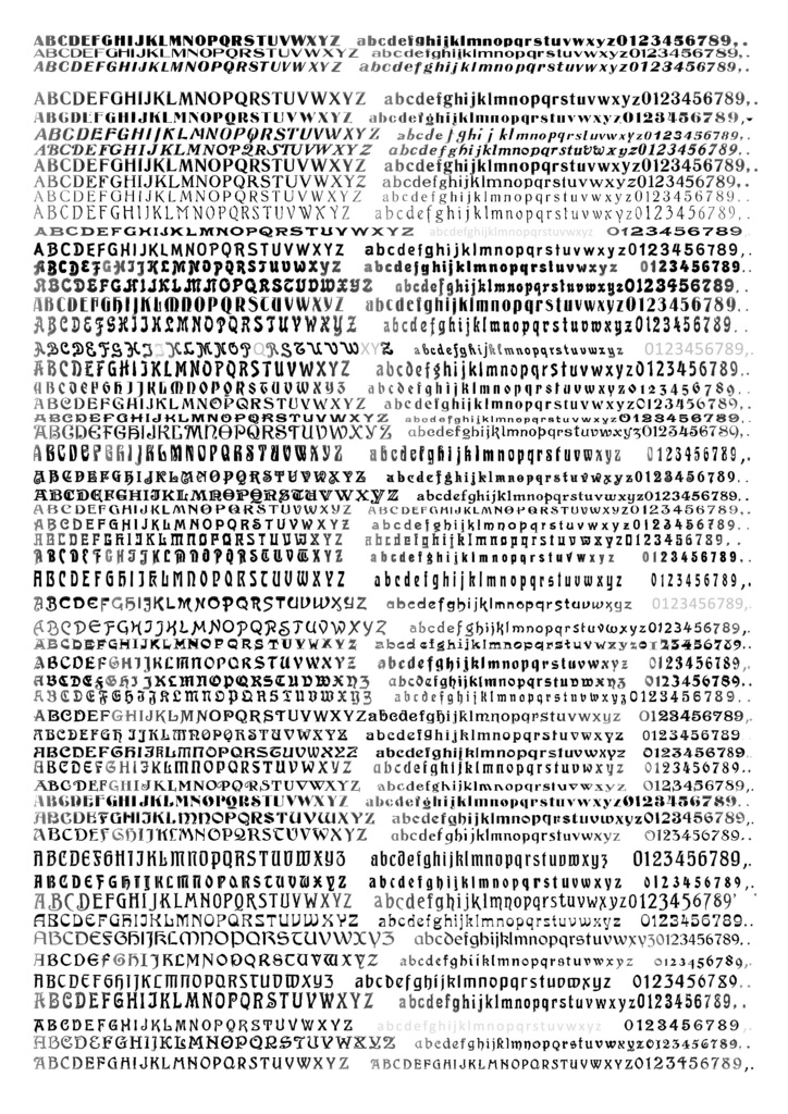 G. Ikoma Archives — 欧文フォント 全115書体 コンプリートセット