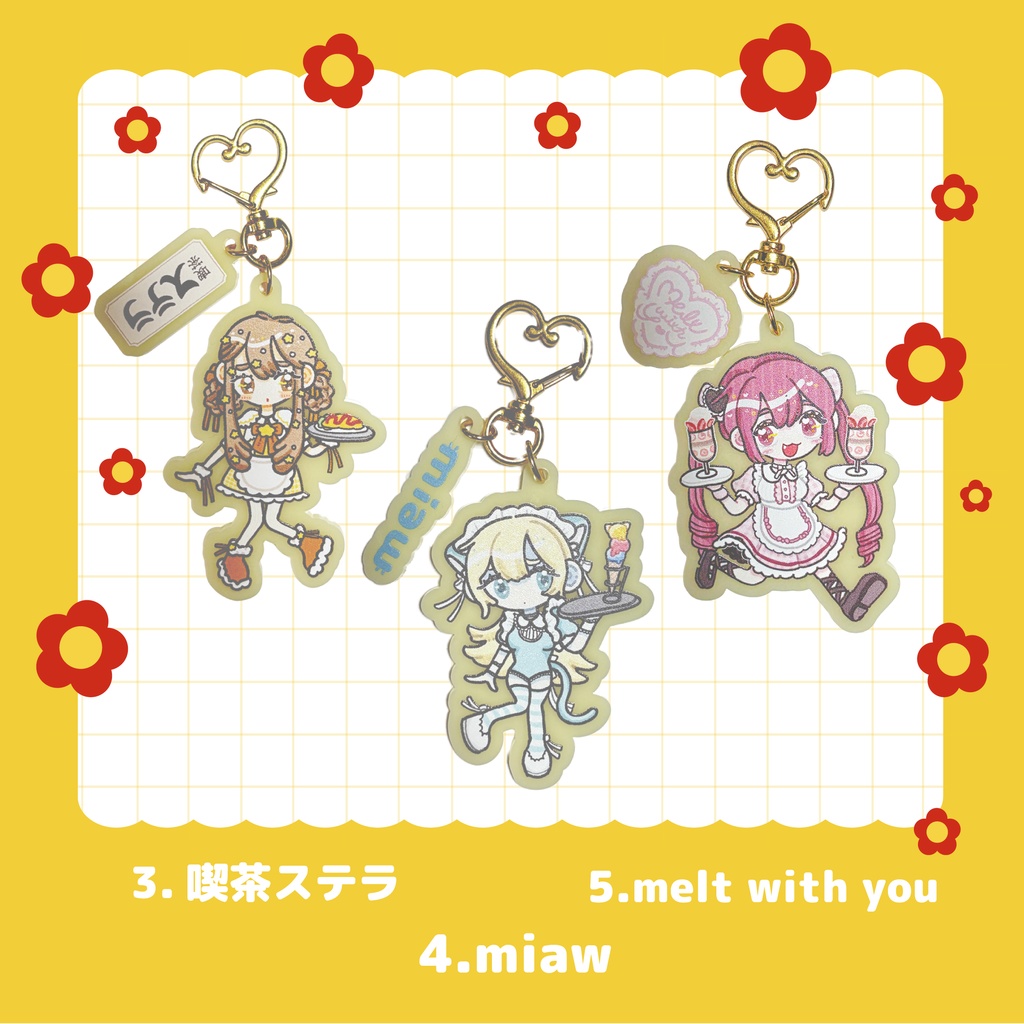 どり〜むれすとらん🍽️アクリルキーホルダー