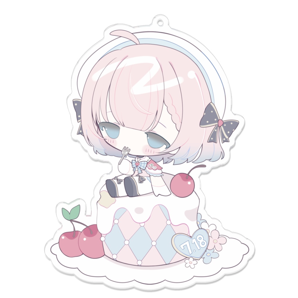 🍒桜桃ぽぽ誕生日記念アクキー🍒