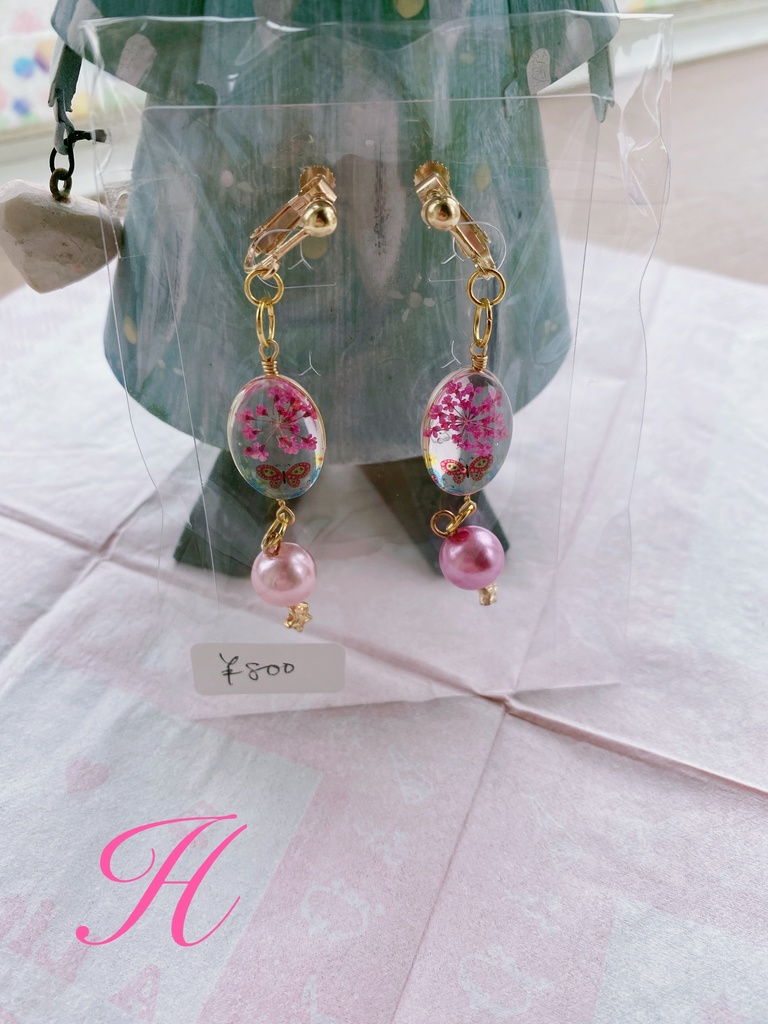 ハンドメイド イヤリング