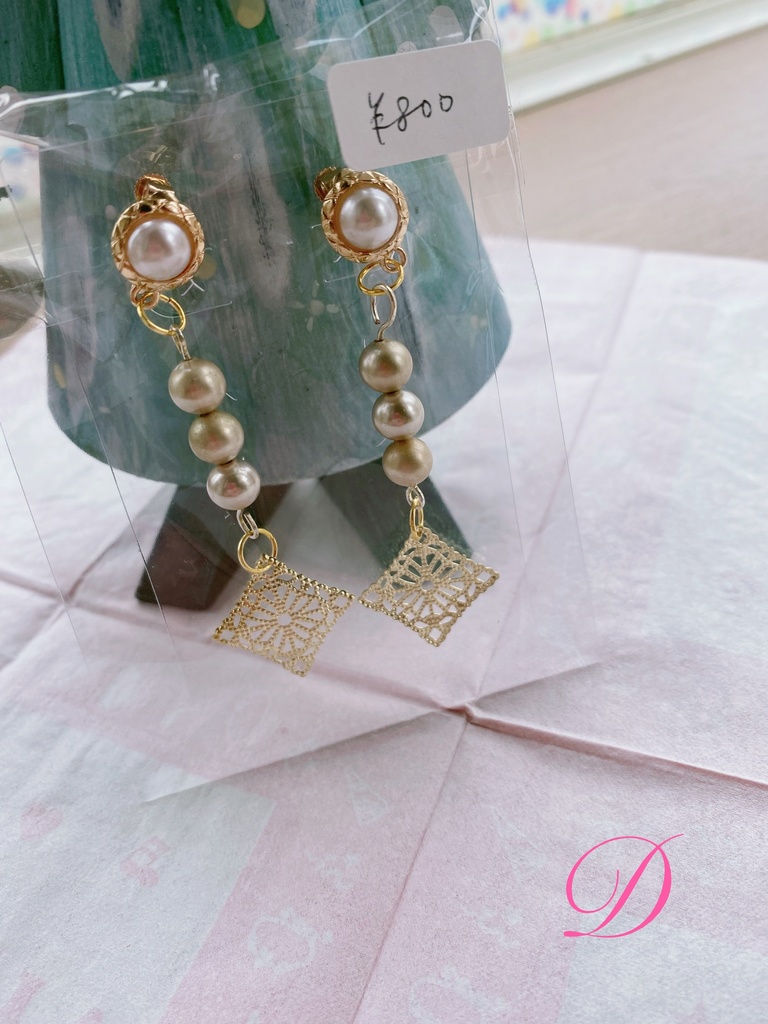 ハンドメイド イヤリング