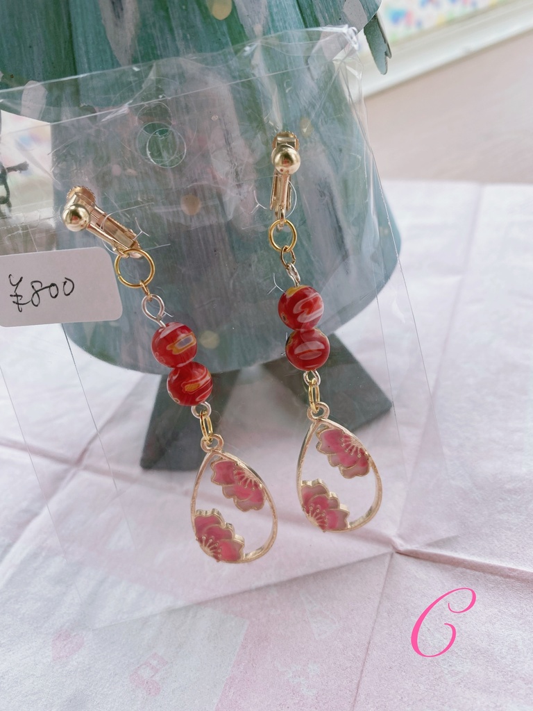 ハンドメイド イヤリング