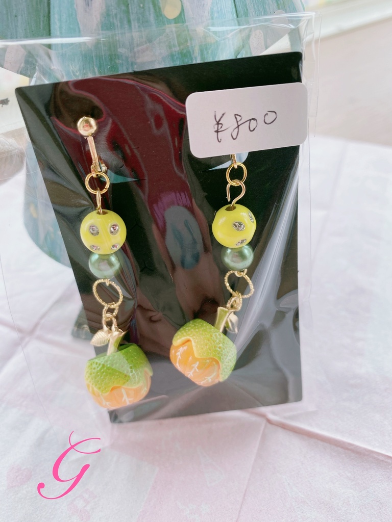 ハンドメイド イヤリング