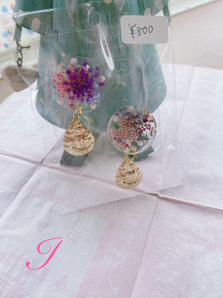 ハンドメイド ピアス