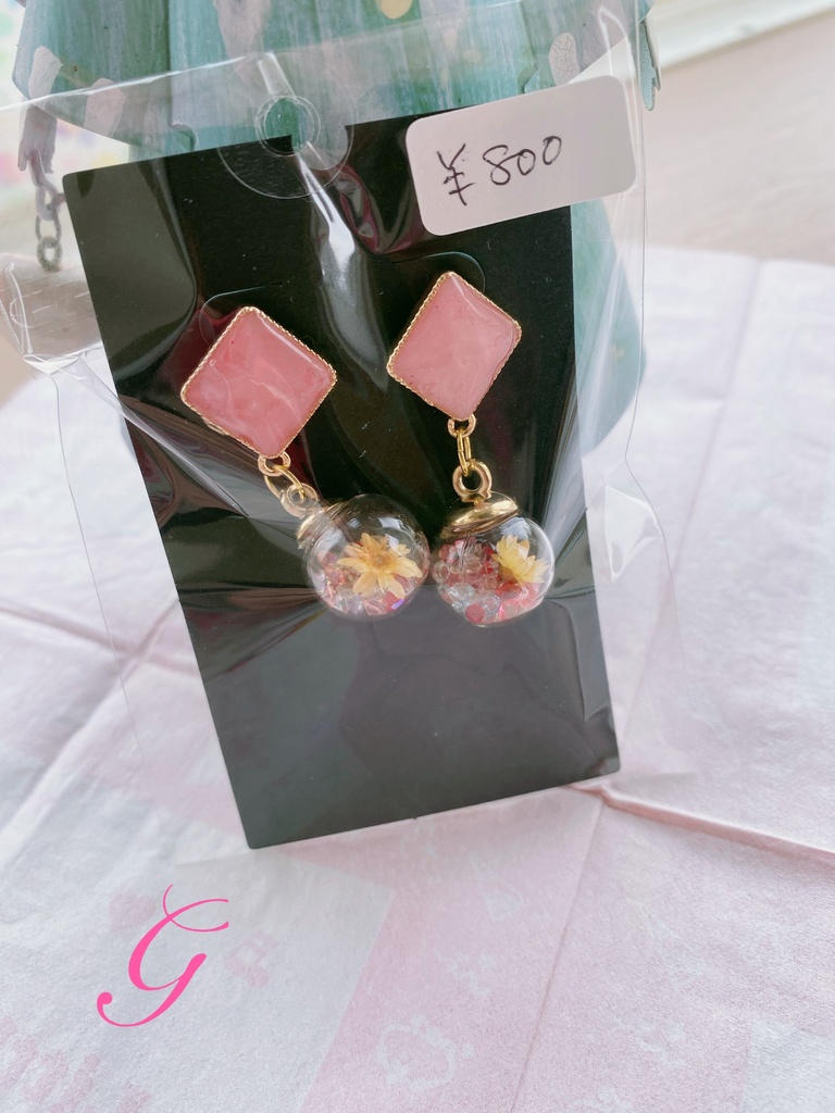 ハンドメイド ピアス