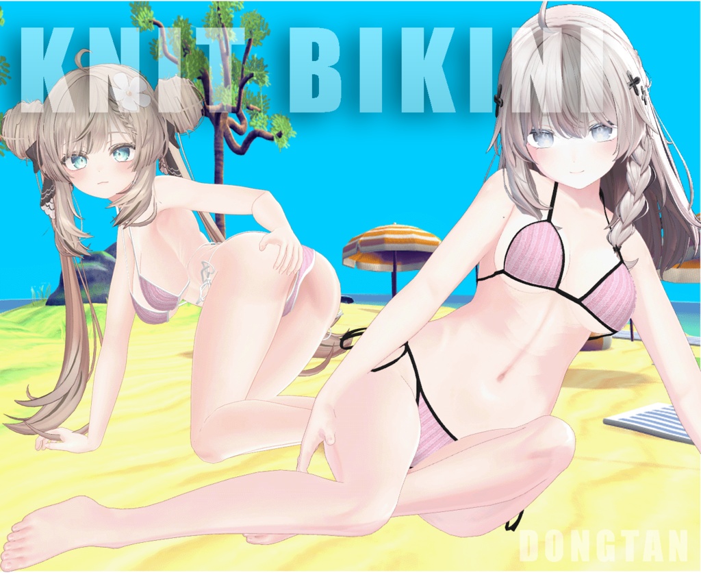 Knit Bikini(with gimmick)(3 AVA)