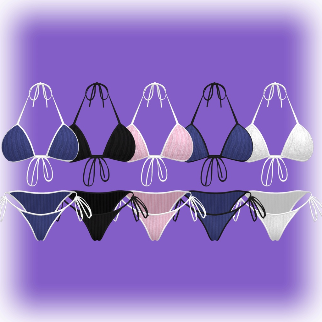 Knit Bikini(with gimmick)(3 AVA)