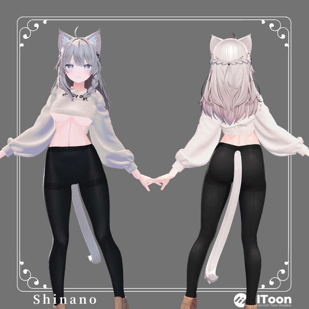 Shinano Cropped Hoodie