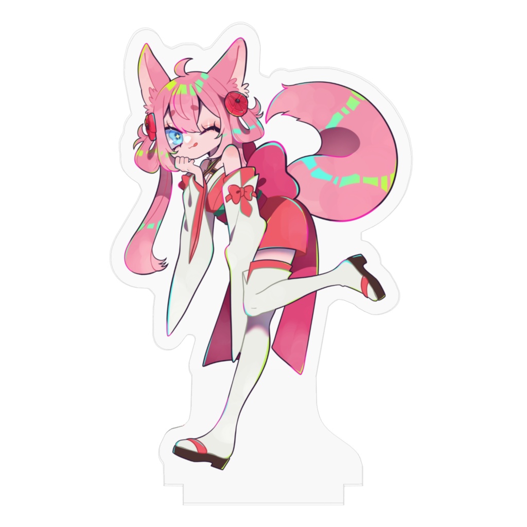 連れ歩きアクスタ等身大サイケ