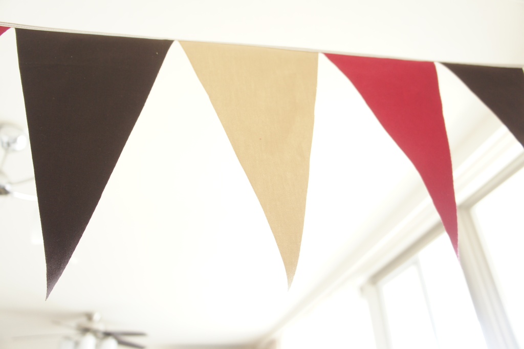 布ガーランド 290cm フラッグ 旗 キャンプ・パーティ飾り オータム