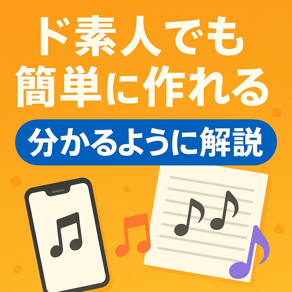 音楽の知識ゼロでも曲が作れる!AI時代の新しい作曲法
