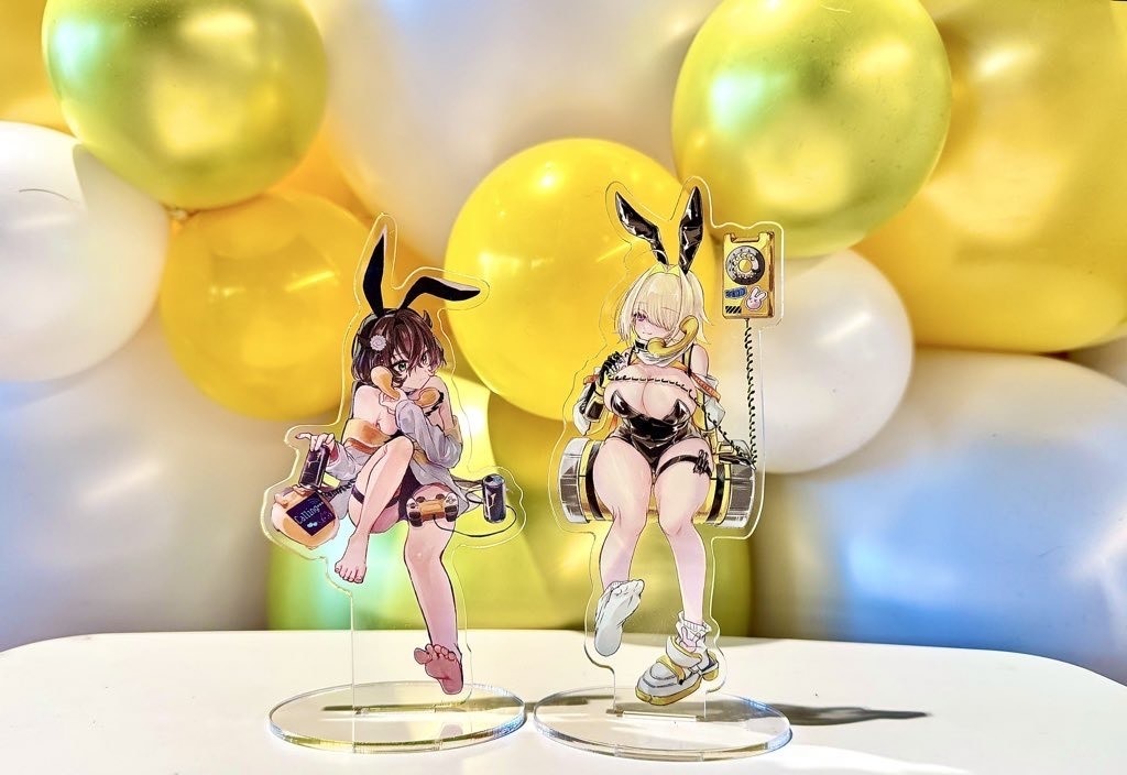 エレグ＆トロニーペアアクスタ（バニー♥）