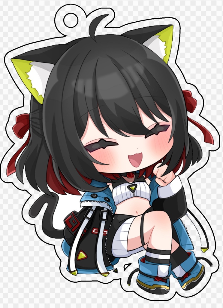 緋華いゆ2025誕生日アクリルキーホルダー(おめめとじてる)