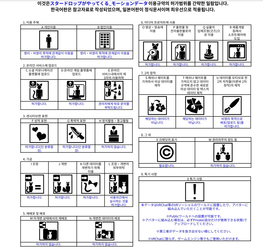 【無料】スタードロップがやってくる(offvoとモーションデータ)