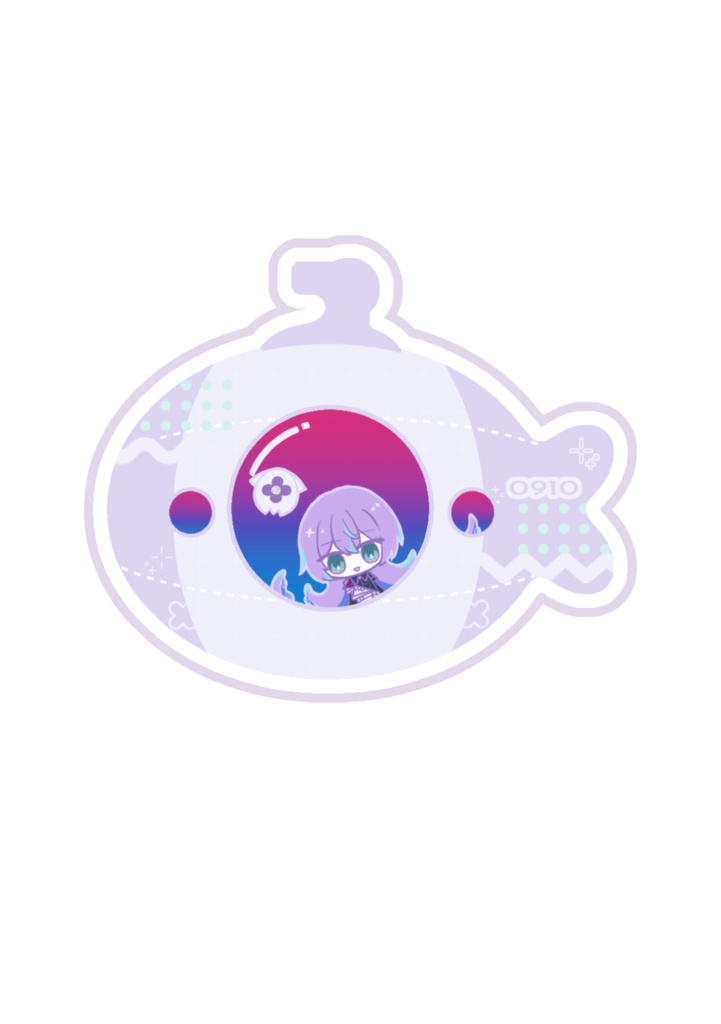 【非公式】グリッターオイルアクキー