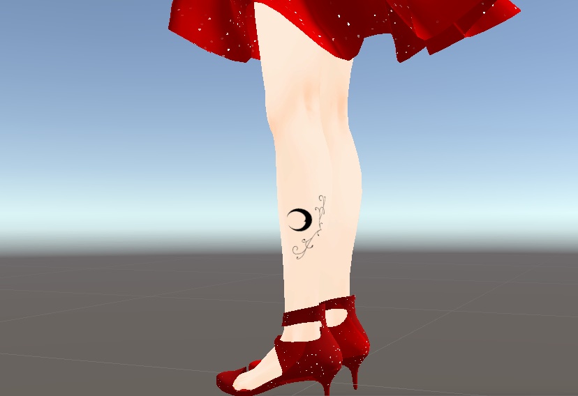 【VRC】太陽と月・ペアタトゥー【タトゥー】