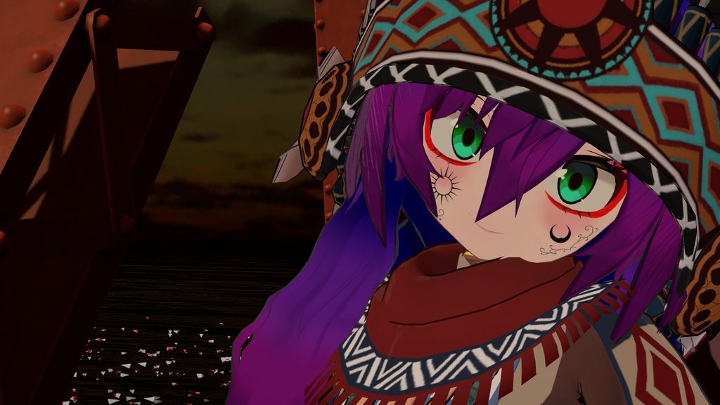 【VRC】太陽と月・ペアタトゥー【タトゥー】