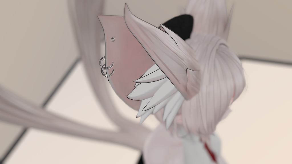 【VRC想定】ピアス【仙猫専用】