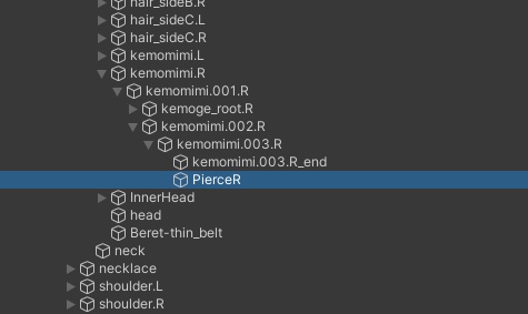 【VRC想定】ピアス【仙猫専用】
