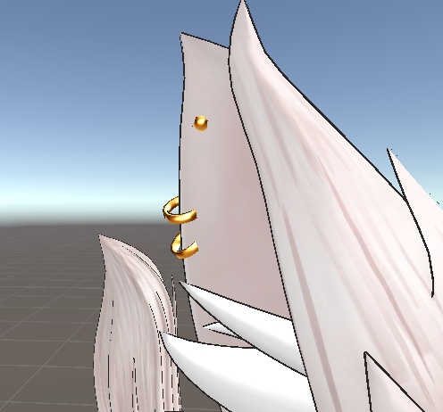 【VRC想定】ピアス【仙猫専用】