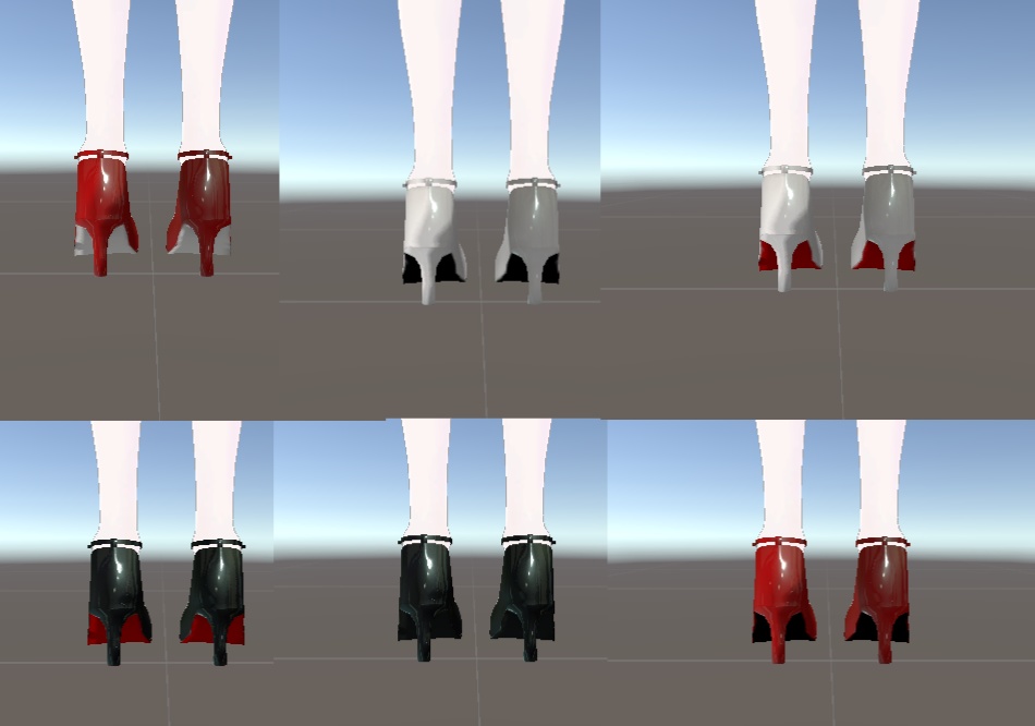 【VRC想定】ハイヒールベルト【仙猫専用】