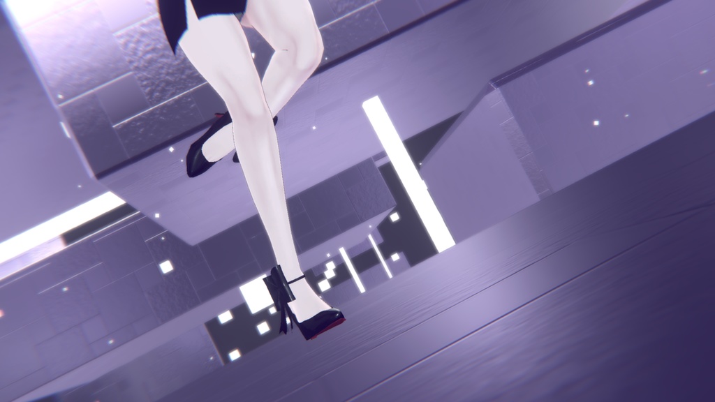 【VRC想定】リボンハイヒール【仙猫専用】