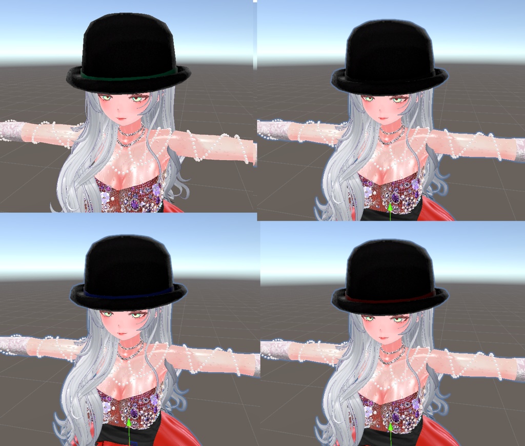 【VRC想定】ボーラーハット