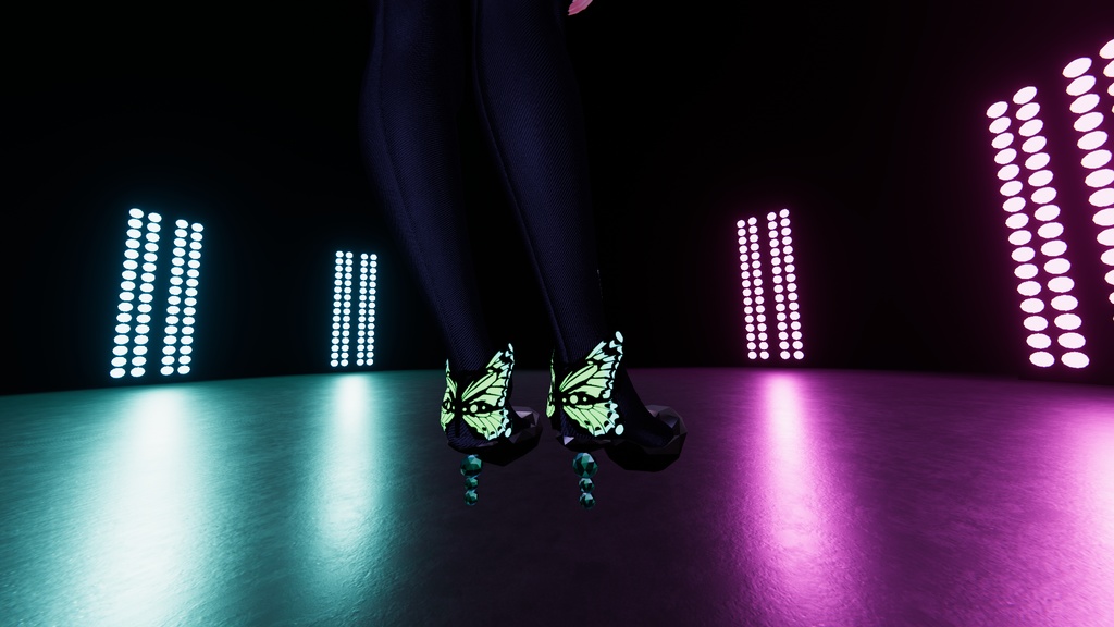 【セレスティア専用】光る!バタフライヒール1【MA対応】