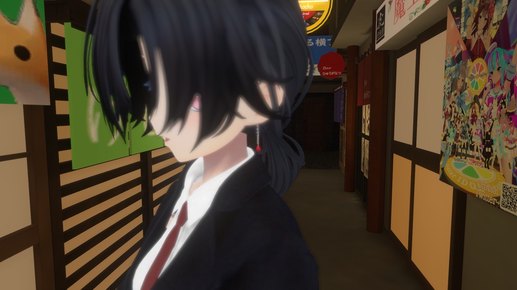 【VRC想定】揺れる!ドロップピアス