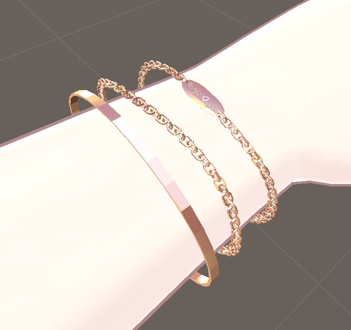 【無料】シャンパンブレスレット【VRC想定】